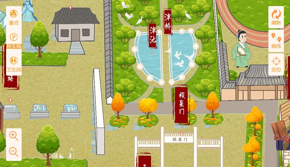 山西手绘地图景区语音讲解导览系统：智慧景区建设的基石